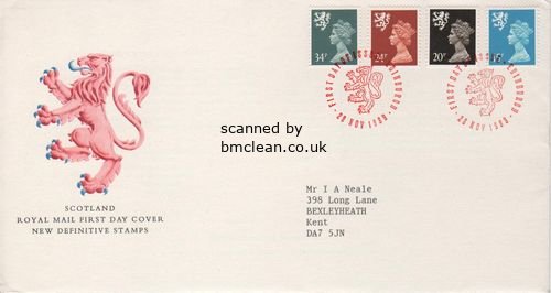 (image for) 1989 Scotland 15p 20p 24p 34p