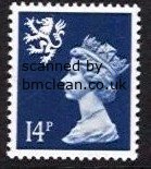 (image for) 14p Deep Blue Centre Band