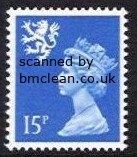 (image for) 15p Bright Blue Centre Band
