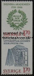(image for) 1986 Swedish Academies