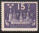 (image for) 1924 8th U.P.U. Congress 15ø Violet