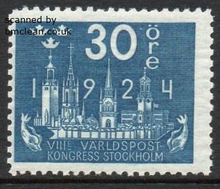 (image for) 1924 8th U.P.U. Congress 30ø Blue
