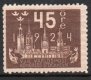 (image for) 1924 8th U.P.U. Congress 45ø Brown