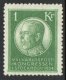(image for) 1924 8th U.P.U. Congress 1 Kr. Green
