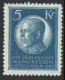 (image for) 1924 8th U.P.U. Congress 5 Kr. Blue