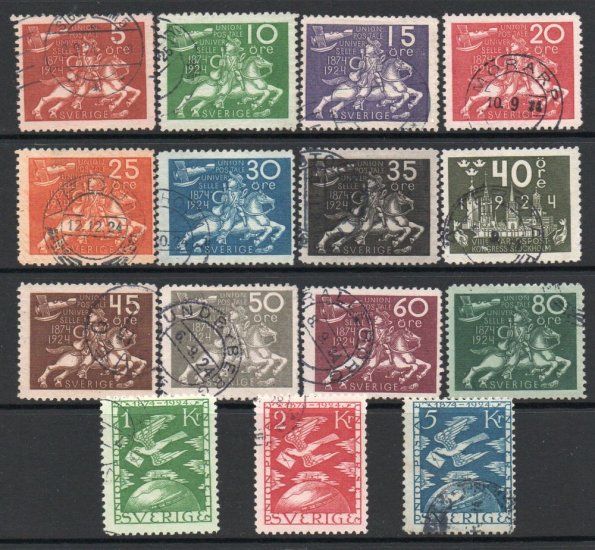 (image for) 1924 UPU 50th Anniversary Set (F/U)