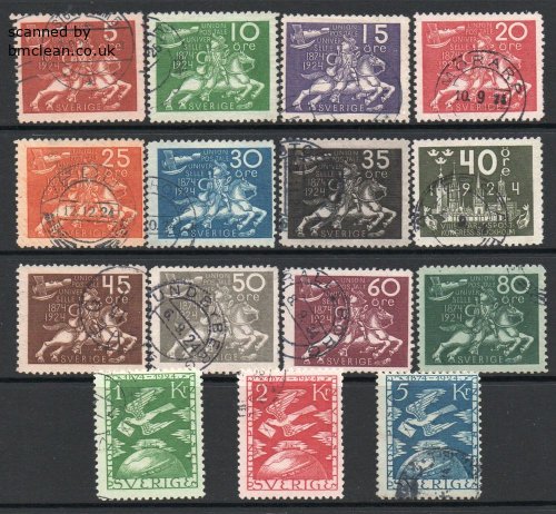 (image for) 1924 UPU 50th Anniversary Set (F/U)