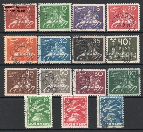 (image for) 1924 UPU 50th Anniversary Set (F/U)