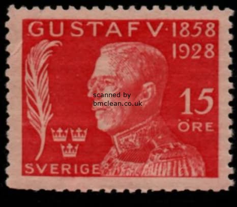 (image for) 1928 70th Birthday 15ø Scarlet