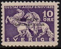 (image for) 1932 Gustavus Adolphus 10ø (perf all round)