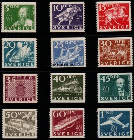 (image for) 1936 Tercentenary of Swedish Post