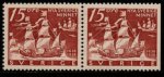 (image for) 1938 New Sweden 15ø (Pair 4+3)