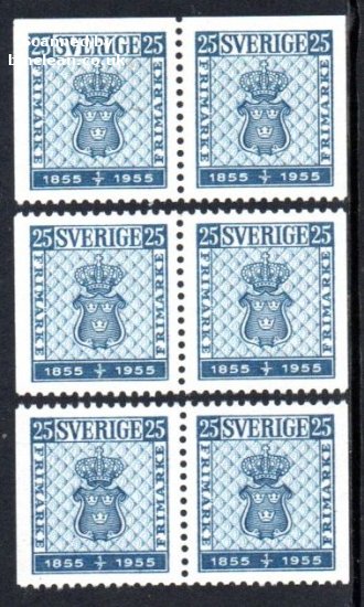 (image for) 1955 First Postage Stamps (Ex Booklet)