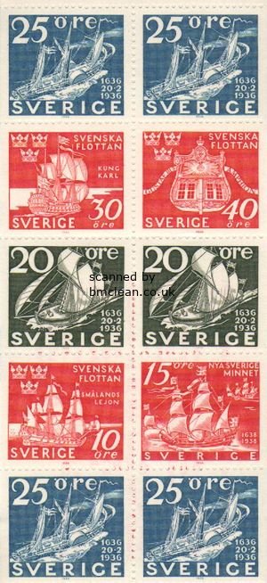 (image for) 1966 Cancer Fund - Swedish Ships