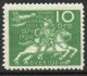 (image for) 1924 50th Anniversary of U.P.U. 10ø Green (Watermark)