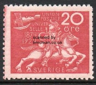 (image for) 1924 50th Anniversary of U.P.U. 20ø Red