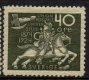 (image for) 1924 50th Anniversary of U.P.U. 40ø Olive-Green