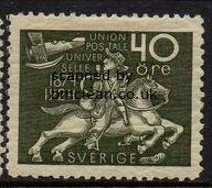 (image for) 1924 50th Anniversary of U.P.U. 40ø Olive-Green
