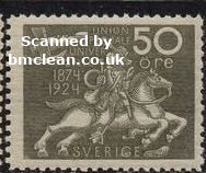 (image for) 1924 50th Anniversary of U.P.U. 50ø Grey