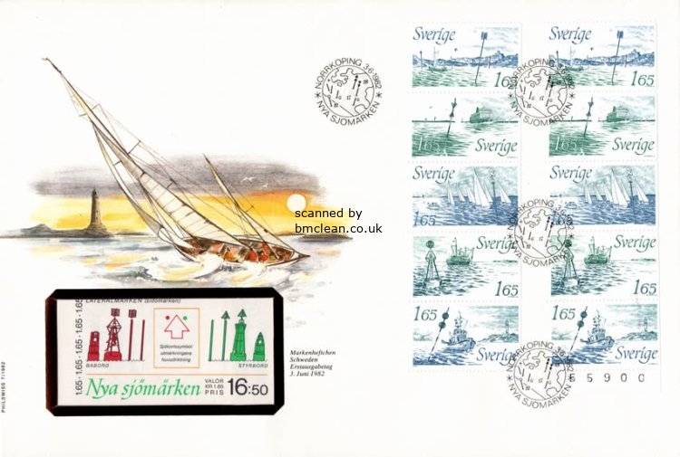 (image for) 1982 New Buoyage System Booklet FDC