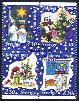(image for) 1991 Christmas Stamps