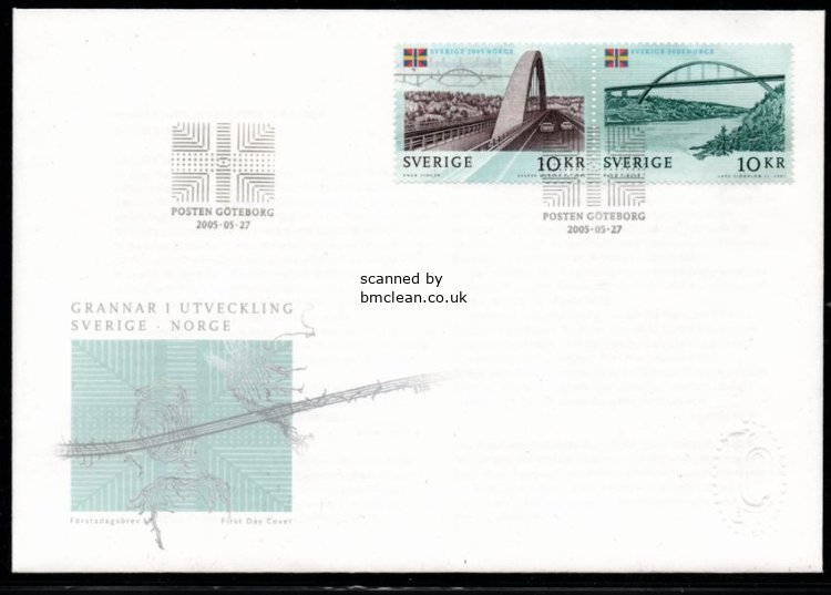 (image for) 2005 Svinesund Bridge (FDC)
