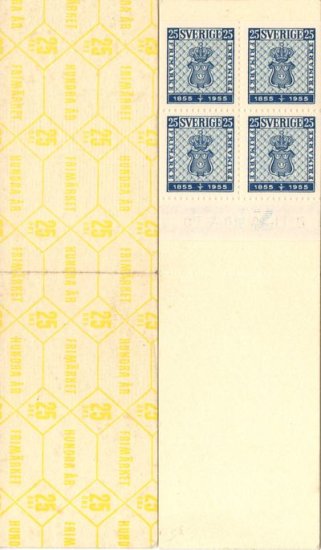 (image for) 1955 First Postage Stamps 1 Kr Booklet (HA4 O)