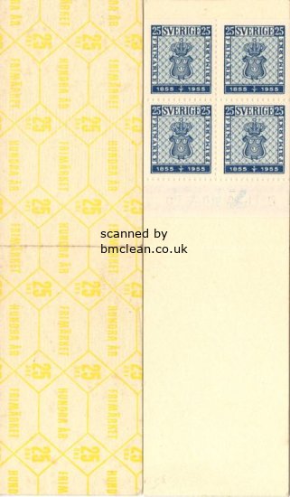 (image for) 1955 First Postage Stamps 1 Kr Booklet (HA4 O)