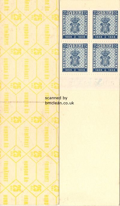 (image for) 1955 First Postage Stamps 1 Kr Booklet (HA4 O)