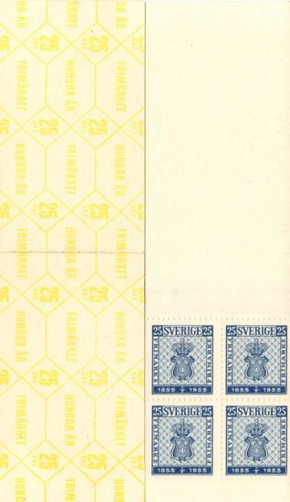 (image for) 1955 First Postage Stamps 1 Kr Booklet (HA4 R)