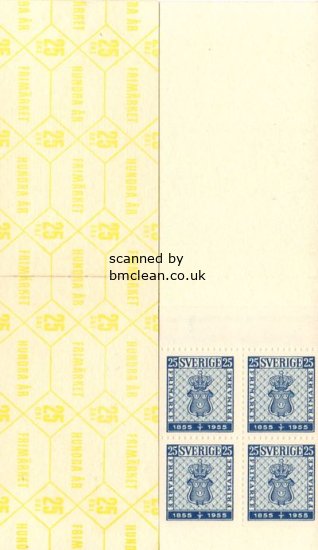 (image for) 1955 First Postage Stamps 1 Kr Booklet (HA4 R)