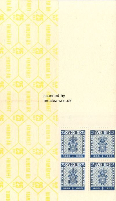 (image for) 1955 First Postage Stamps 1 Kr Booklet (HA4 R)