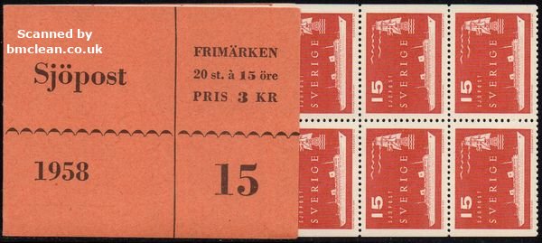 (image for) 1958 Postal Services 3 Kr (Booklet)
