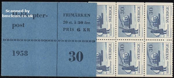 (image for) 1958 Postal Services 6 Kr (Booklet)