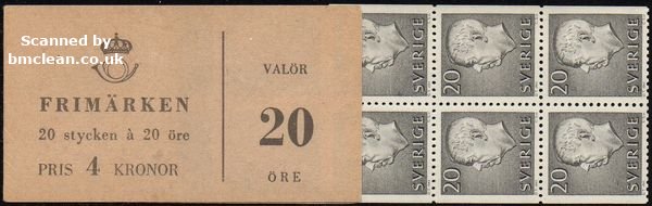 (image for) 1961 Gustaf VI Adolf 4 Kr (Booklet)