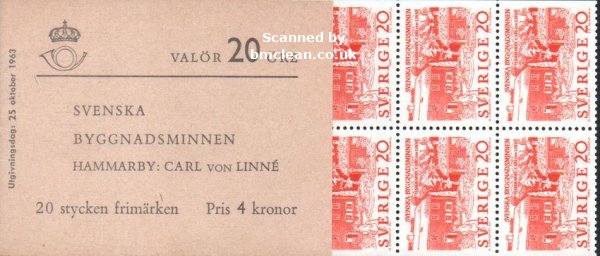 (image for) 1963 Swedish Monuments 2nd Series (Booklet)