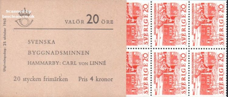 (image for) 1963 Swedish Monuments 2nd Series (Booklet)