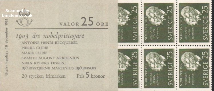 (image for) 1963 Nobel Prize Winners of 1903 (Booklet)
