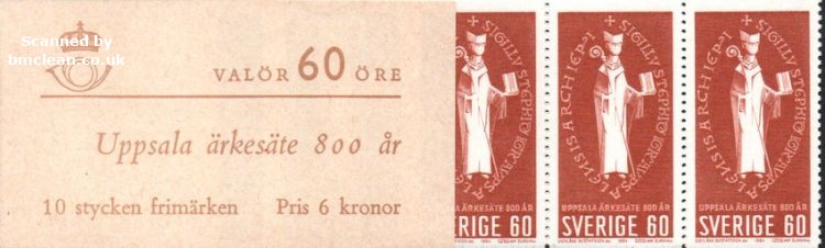 (image for) 1964 Archbishopric of Uppsala 6 Kr (Booklet)