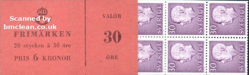 (image for) 1964 King Gustav VI Adolf 6 Kr (Booklet)