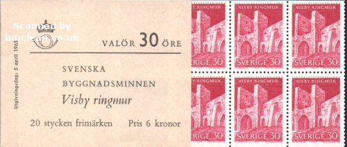 (image for) 1965 Swedish Monuments 3rd Series (Booklet)