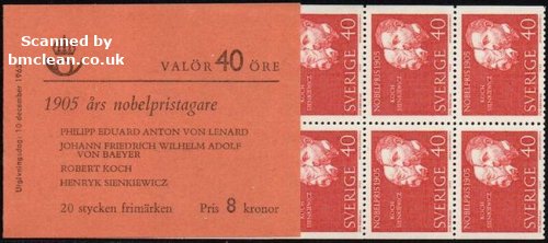 (image for) 1965 Nobel Prize Winners of 1905 8 Kr (Booklet)