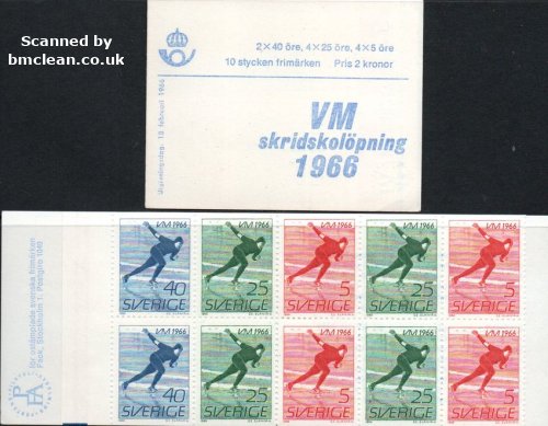(image for) 1966 Men's Speed Skating - Swedish (Booklet)