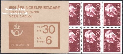 (image for) 1966 Nobel Prize Winners of 1906 6 Kr (Booklet)