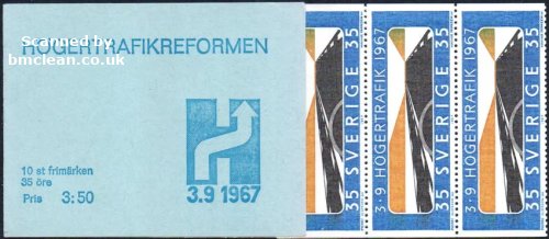 (image for) 1967 Drive on the Right 3.50 Kr (Booklet)