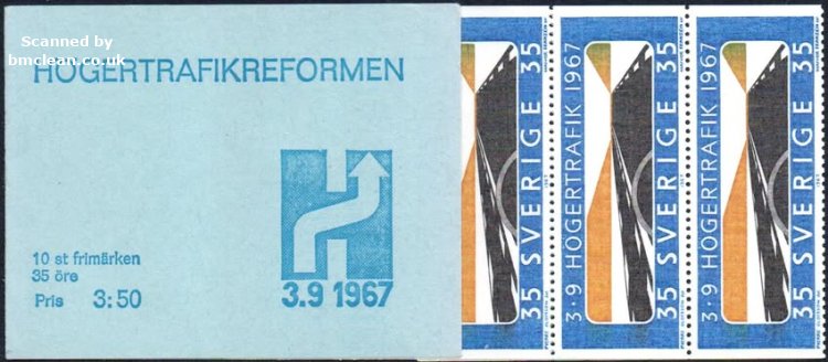 (image for) 1967 Drive on the Right 3.50 Kr (Booklet)