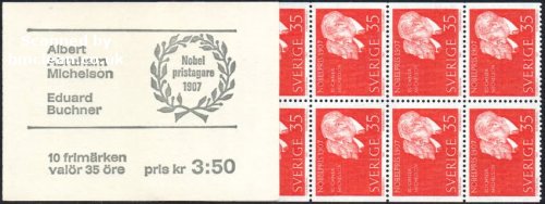 (image for) 1967 Nobel Prize Winners of 1907 3.50 Kr (Booklet)