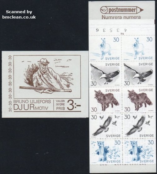 (image for) 1968 Bruno Liljefors Fauna Sketches (Booklet)