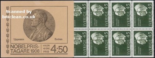 (image for) 1968 Nobel Prize Winners of 1908 4.50 Kr (Booklet)