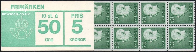 (image for) 1969 Gustaf VI Adolf 5 Kr (Green Booklet)